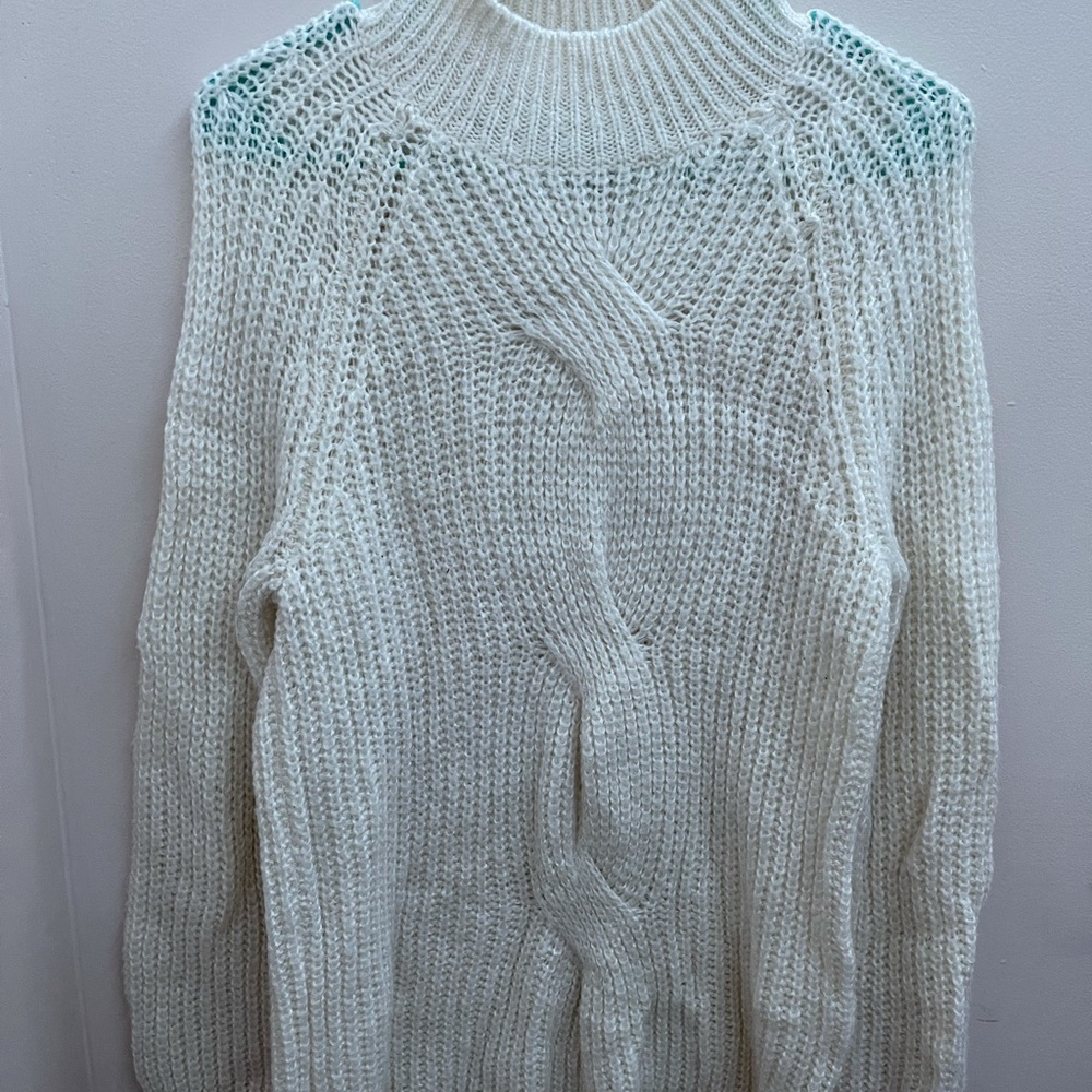 Cream knitted sweater